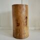 Vase XL en bois brutaliste