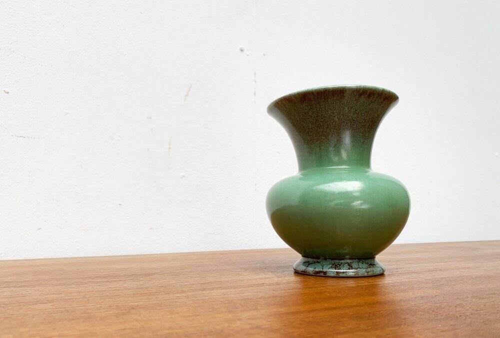 German Art Deco ceramic vase by Jasba, 1940s