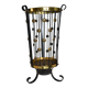 Metal, copper and brass Art Deco umbrella/plant stand.