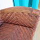 Woven rattan armchair, 1980s