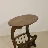 Table d'appoint et son porte-revues