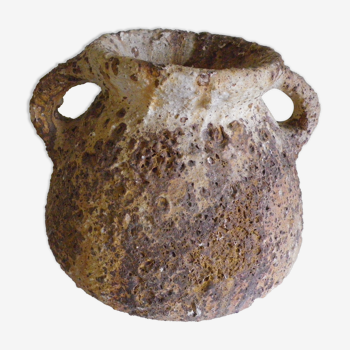 Vase amphore grecque, vieillie à l'ancienne, années 70