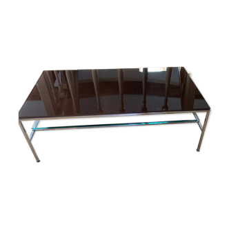 Table basse plateau en verre