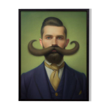 Portrait ancien - série “Les moustachu-e-s”