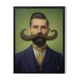 Old portrait - “Les moustachu-es” series