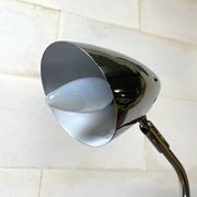 Space-Age chrome spiral desk lamp ⎜ 1980s
