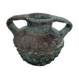 Raw terracotta amphora