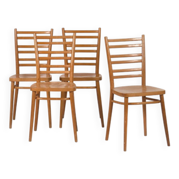 4 dining chairs, c.1950