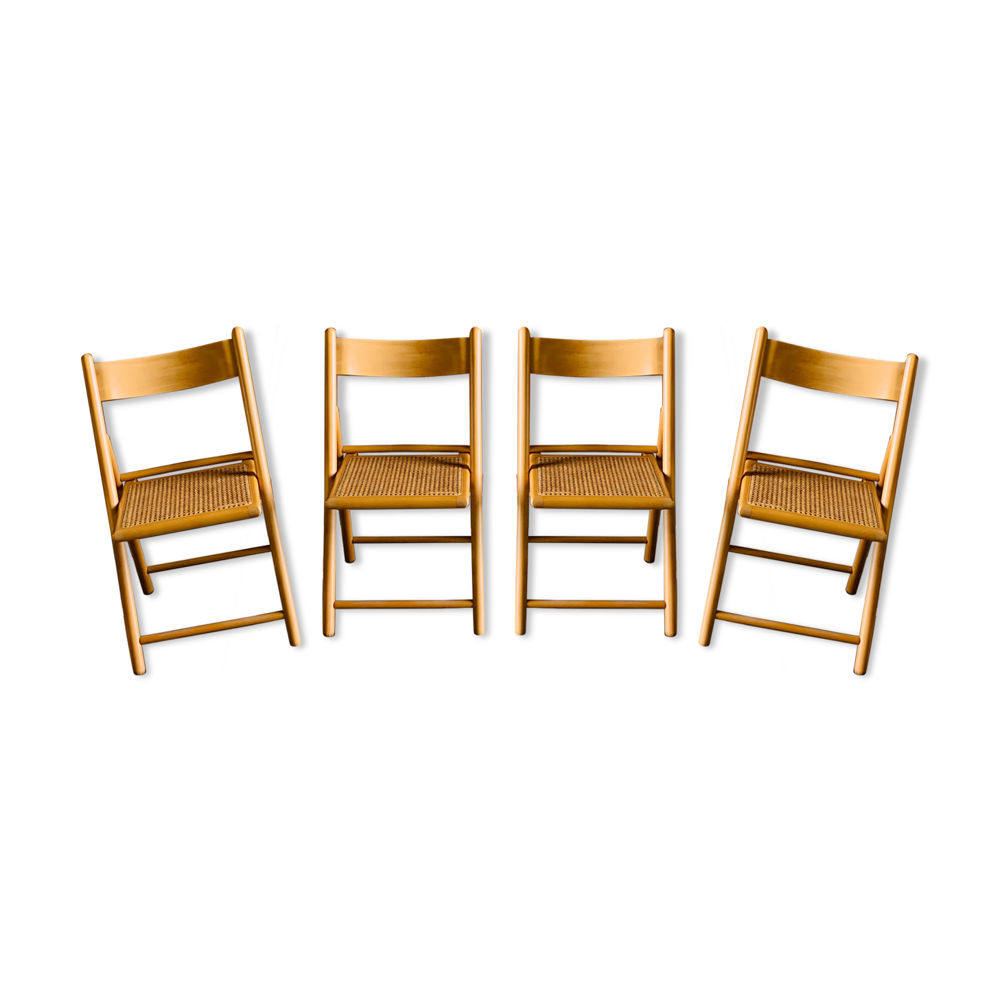 Set of 4 folding chairs