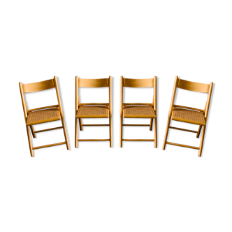 Set of 4 folding chairs