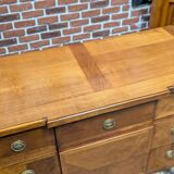 Transitional style inlaid chest of drawers