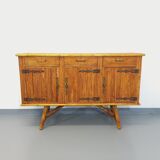 Vintage rattan sideboard from the 50/60s