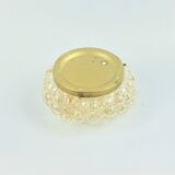Mid Century Bubble Glass Ceiling Light H.Tynell For Limburg, Germany, 60s