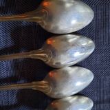 12 silver-plated soup spoons