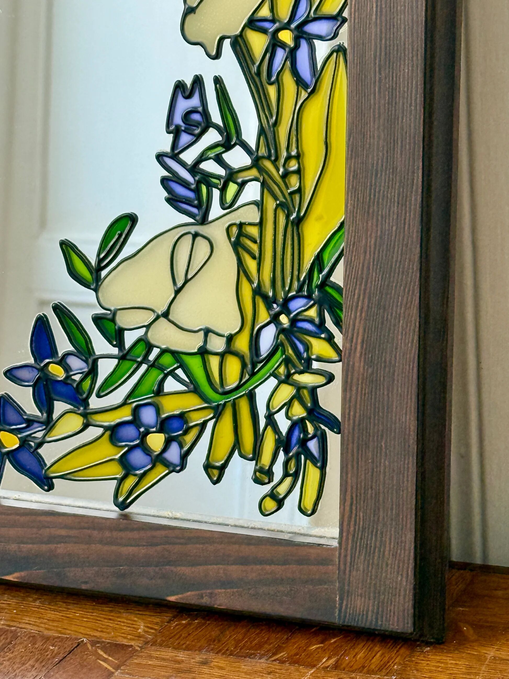 Tiffany style / Art Deco mirror