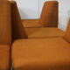 Ensemble de 10 chauffeuses de Louis Baillon, édition Planforms formant canapé modulable, circa 1950