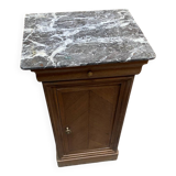 Marble top bedside table
