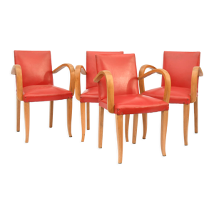 Suite de 4 fauteuils bridge