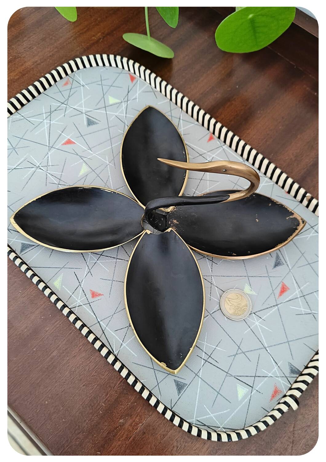 Cygne Cendriers Walter Bosse - lot de 4