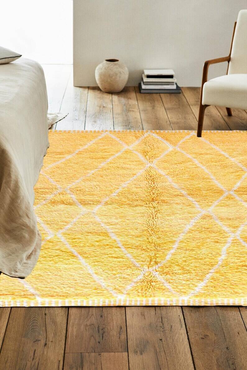 Tapis bérbere fait main traditionnelle taille 200cmx300cm