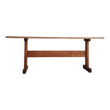 Old solid wood bench