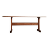 Old solid wood bench