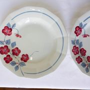 2 deep plates Céranord St Amand model Le Printemps (220634)
