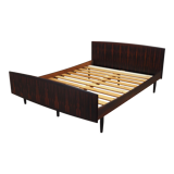 Rosewood bed, Danish design, 1970s, manufactured by Omann Jun