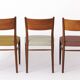 5 Lübke Chairs 1960s Germany Vintage