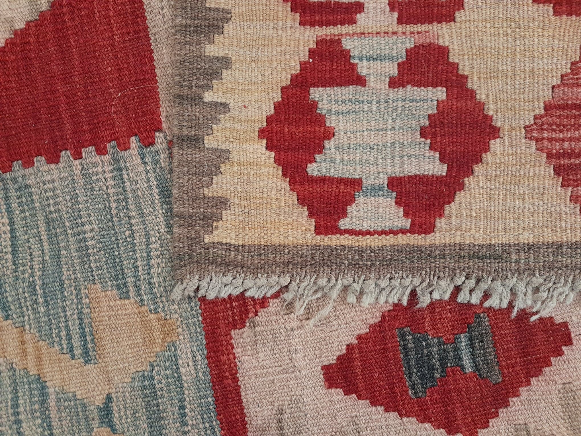 Handmade Afghan Kilim 200x152cm