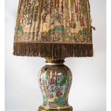 Very important Satsuma porcelain lamp