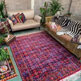 Vintage Turkoman Beshir Rug 245x170 cm