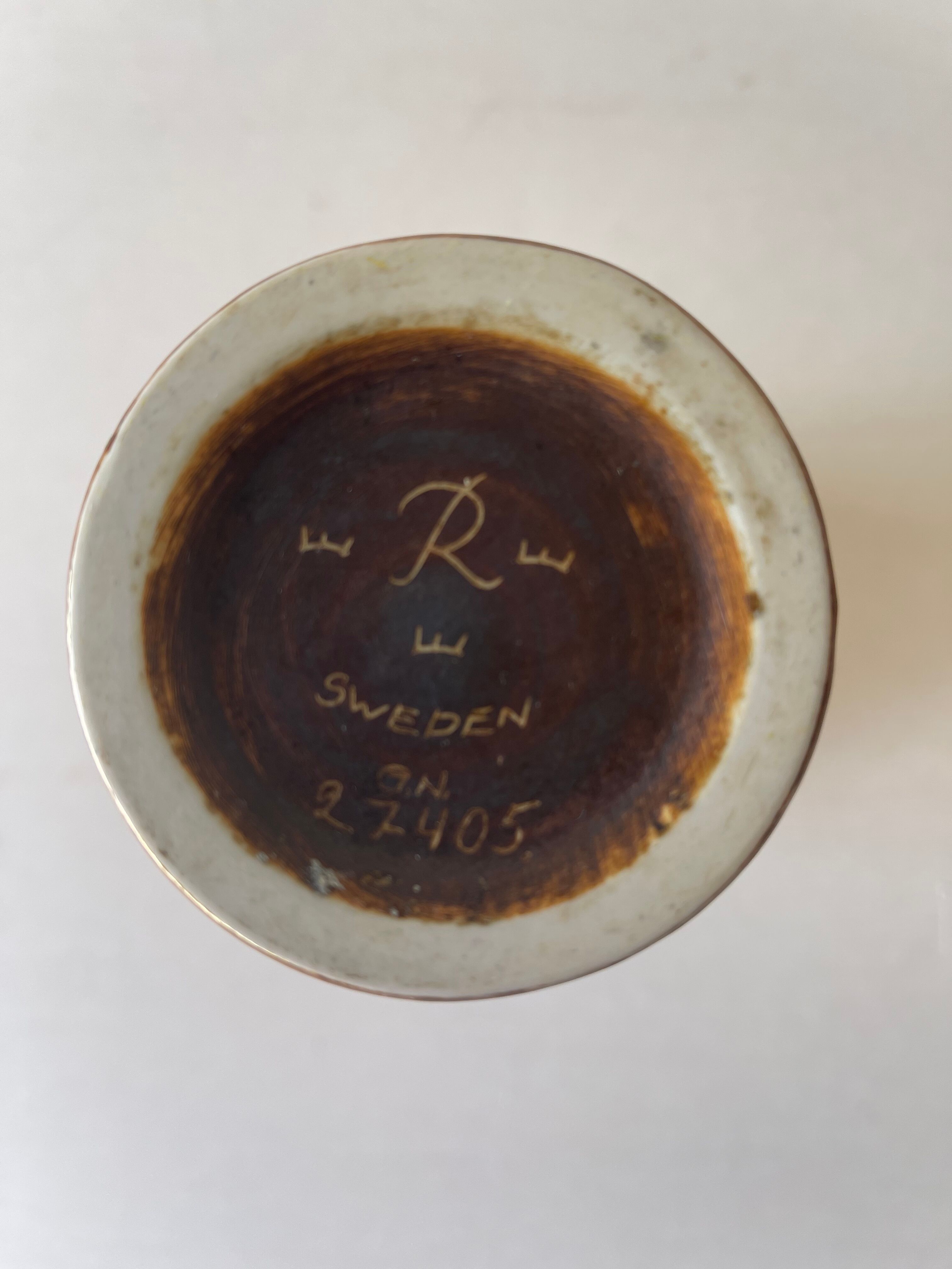 Vintage Scandinavian vase by Gunnar Nylund