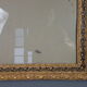 Old frame circa 1900, wood - gilded stucco with leaf - black laqué 53x45 cm leaf 42.5x35 cm SB