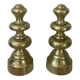 Pair of brass bookends