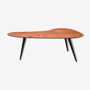 Table basse tripode haricot 1960