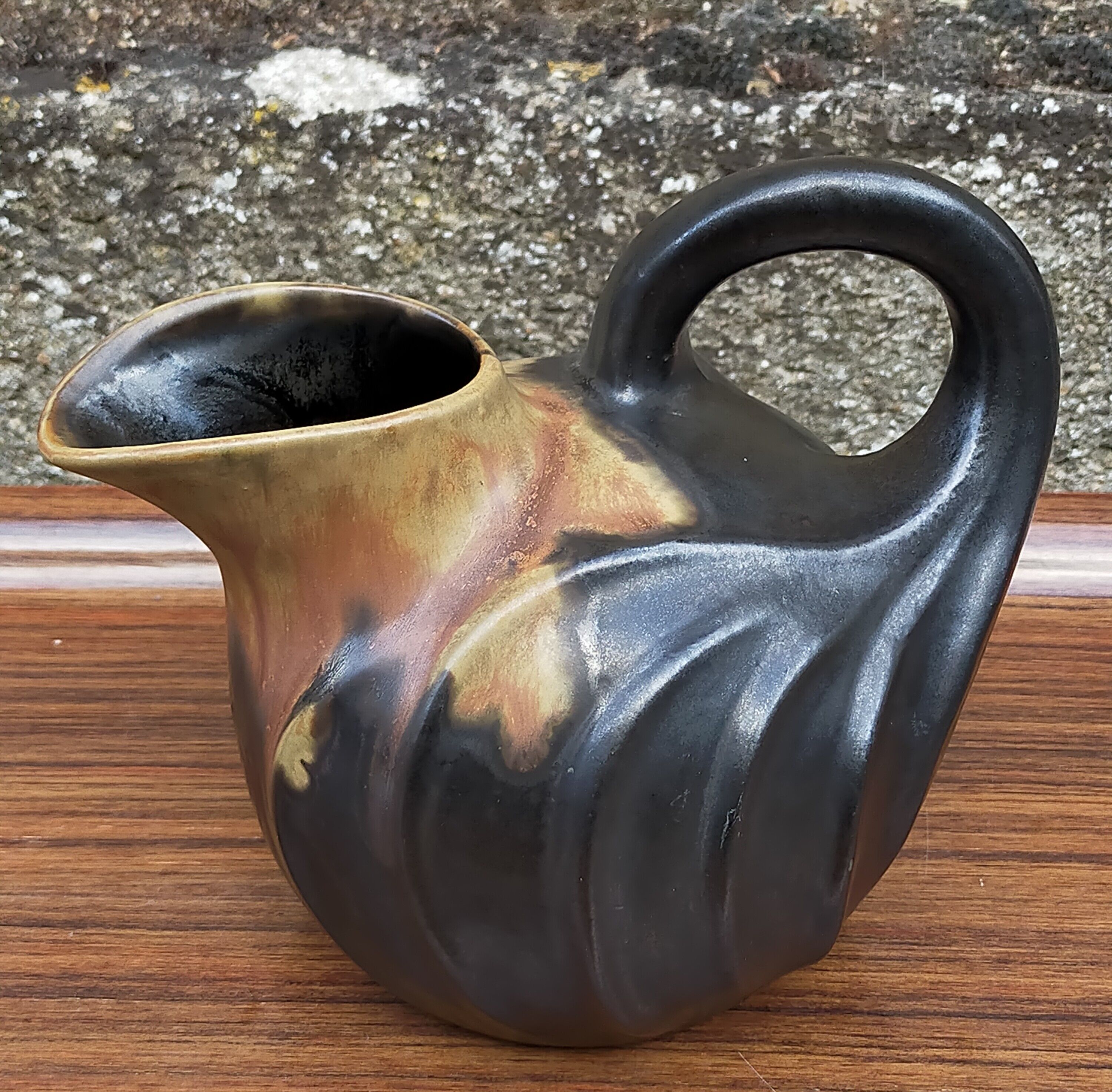 French Ceramic pitcher Art-Nouveau early twentieth