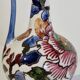 Gien faience miniature jug Renaissance hand-painted Circa 1970