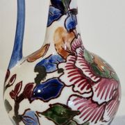 Gien faience miniature jug Renaissance hand-painted Circa 1970
