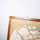 Frame and map "Orbis terrae compendiosa descriptio", Reproduction of an engraving Gérard Mercator