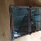 Metal and glass corner Cabinet