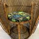 Fauteuil Emmanuelle en rotin ancien