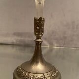 Vase bouquetière cornet in cut crystal Louis XVI style late nineteenth early twentieth