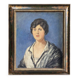 Grand tableau 1922 "Un si doux visage" signé Desèvre