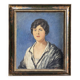 Large 1922 painting "Such a sweet face" signed Desèvre