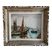 Tableau Marine Mediterranean – Régis BÉRARD (Louis BISSINGER) – Oil 1