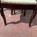 Suite de six chaises gondoles en acajou de style Empire XX siècle