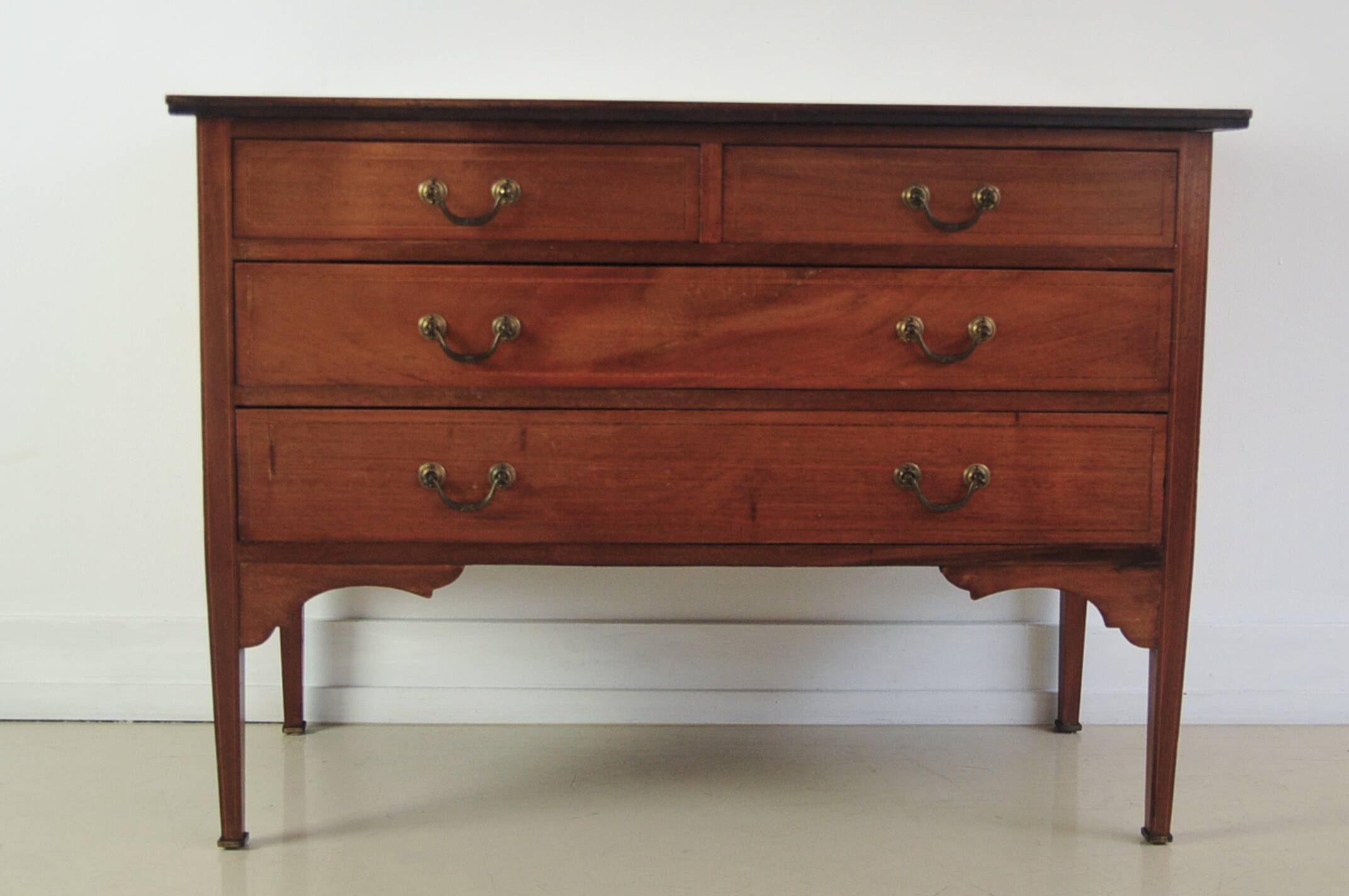 Mahogany chest of drawers 1950s