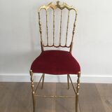 Chaise Chiavari en laiton