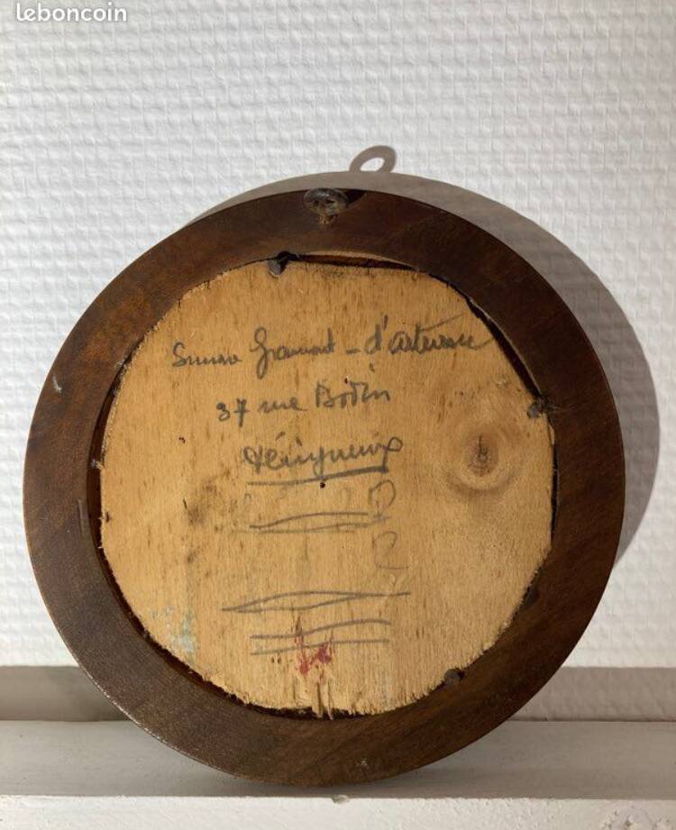 Oil on panel miniature sunflowers